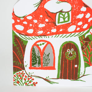 Phoebe Wahl Mushroom Peek Through Card