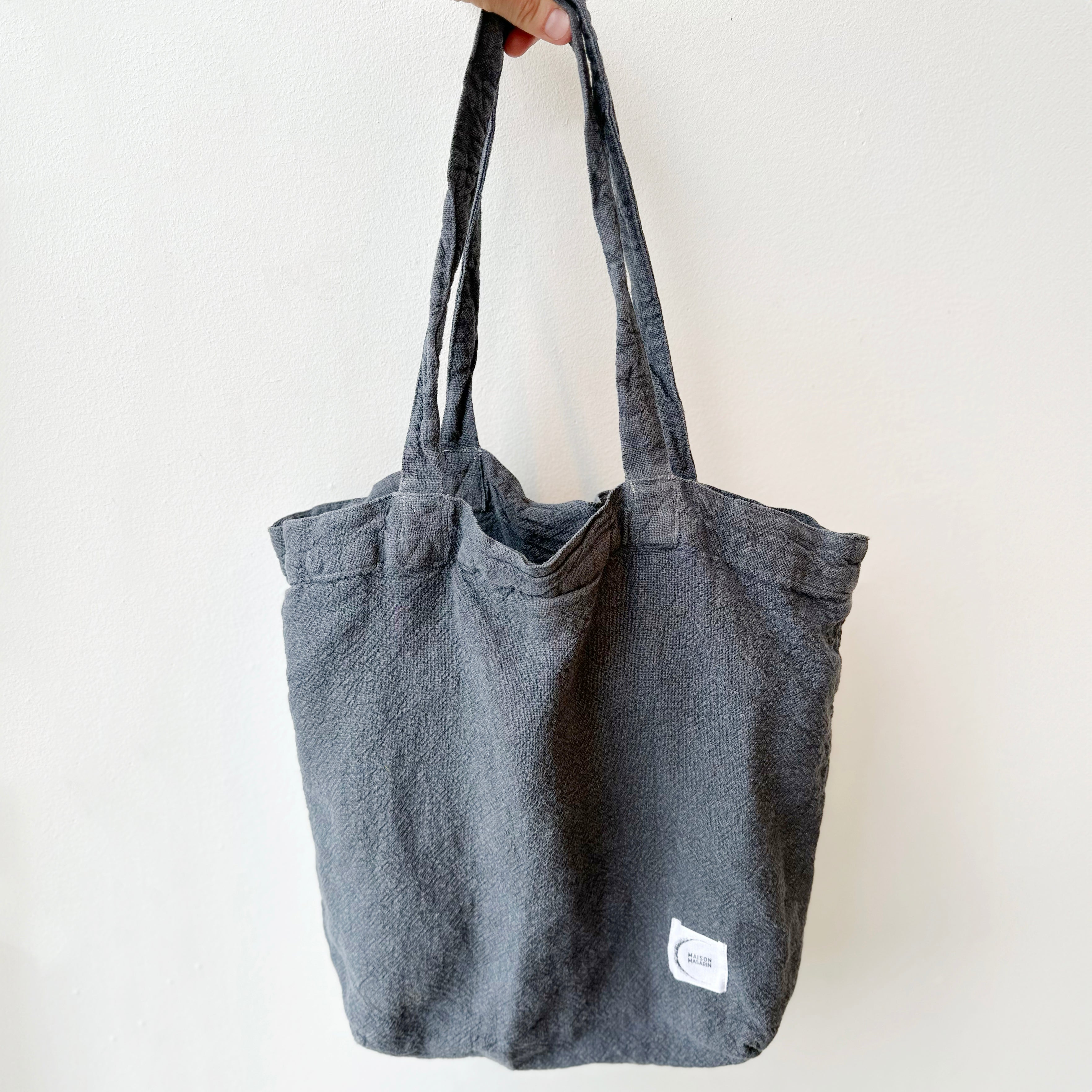 Linen Tote - Carbon