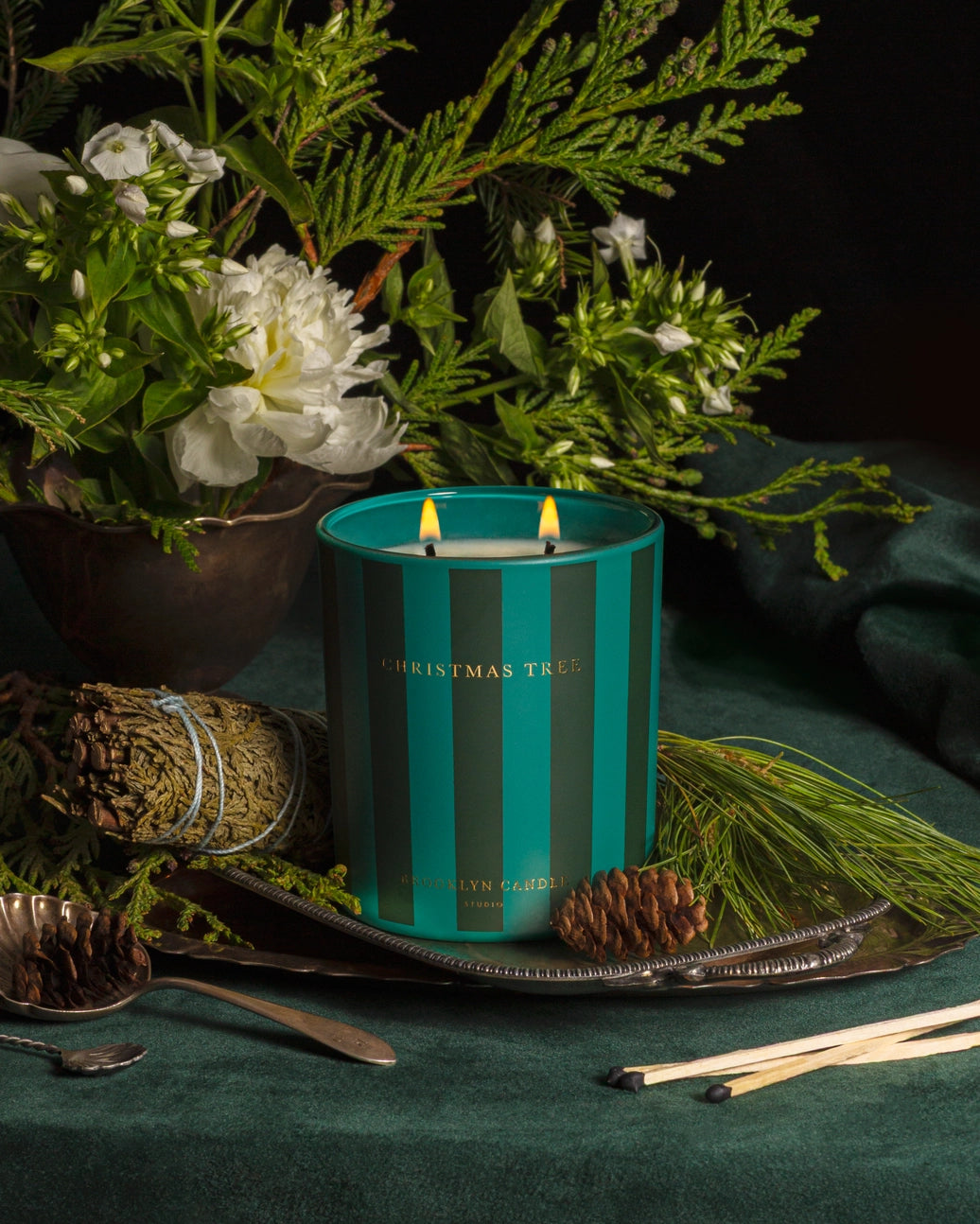Chistmas Tree 2-Wick Boxed Candle