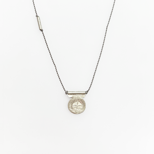 Silver Circle Talisman Necklace