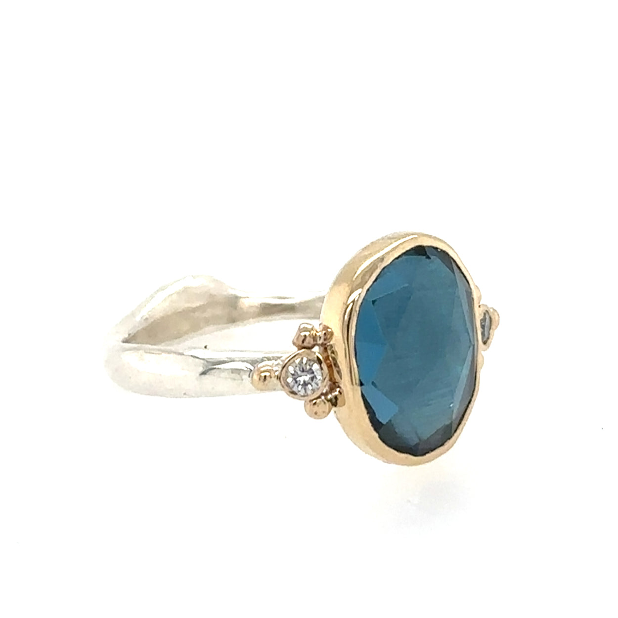Cleo London Blue Topaz Ring