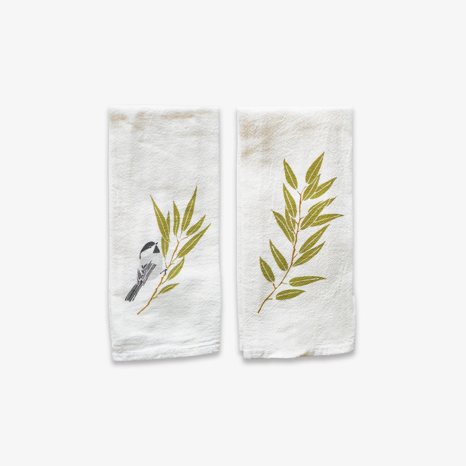 Chickadee and Willow Napkins