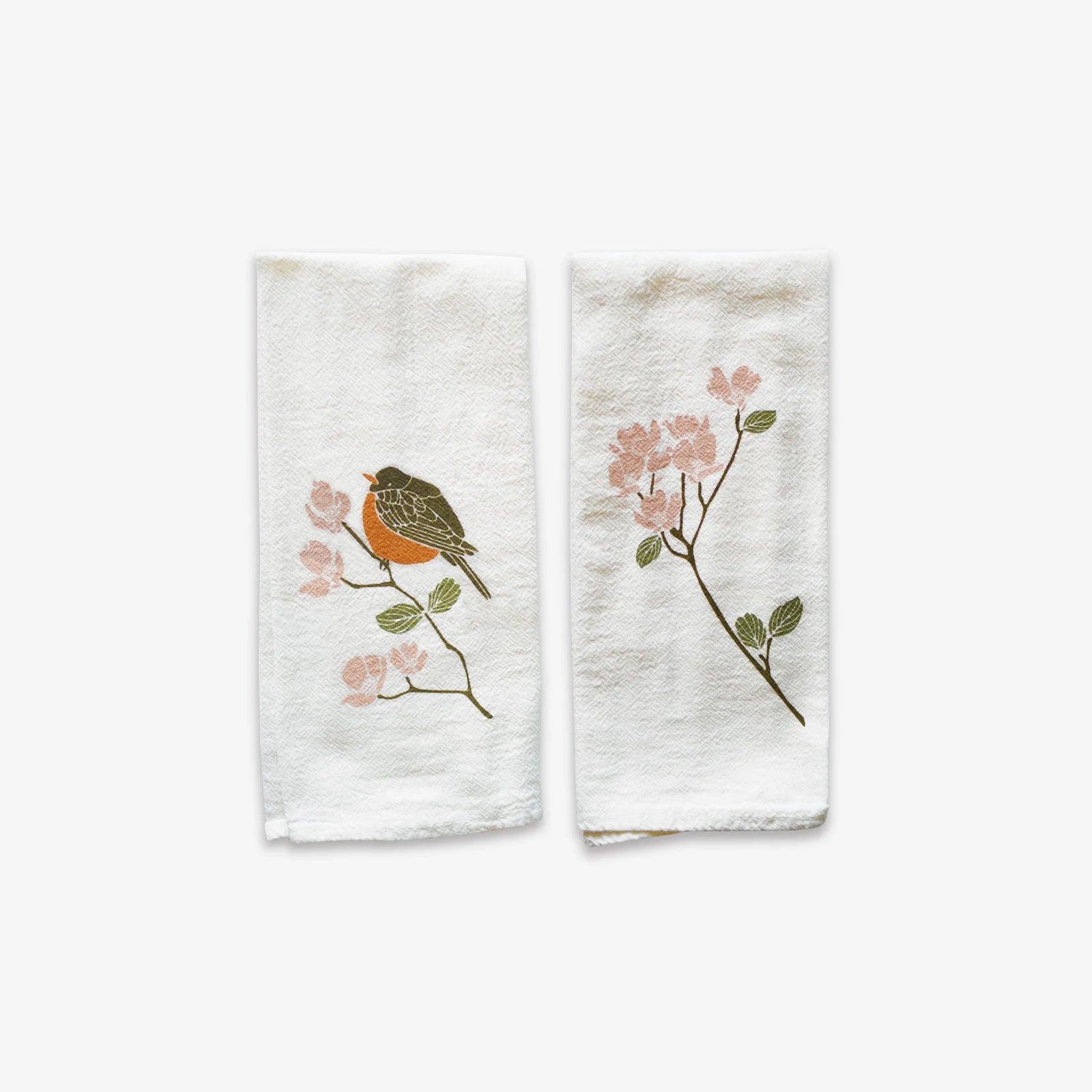 Robin and Dogwood Napkins