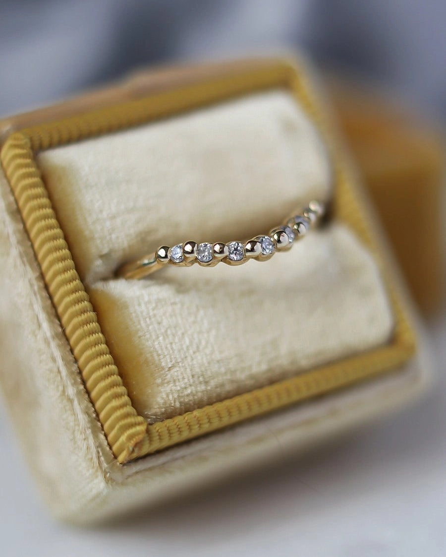 Starlight Diamond Contour Band