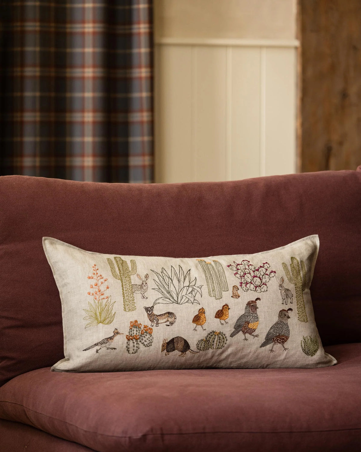 Desert Landscape Lumbar Pillow