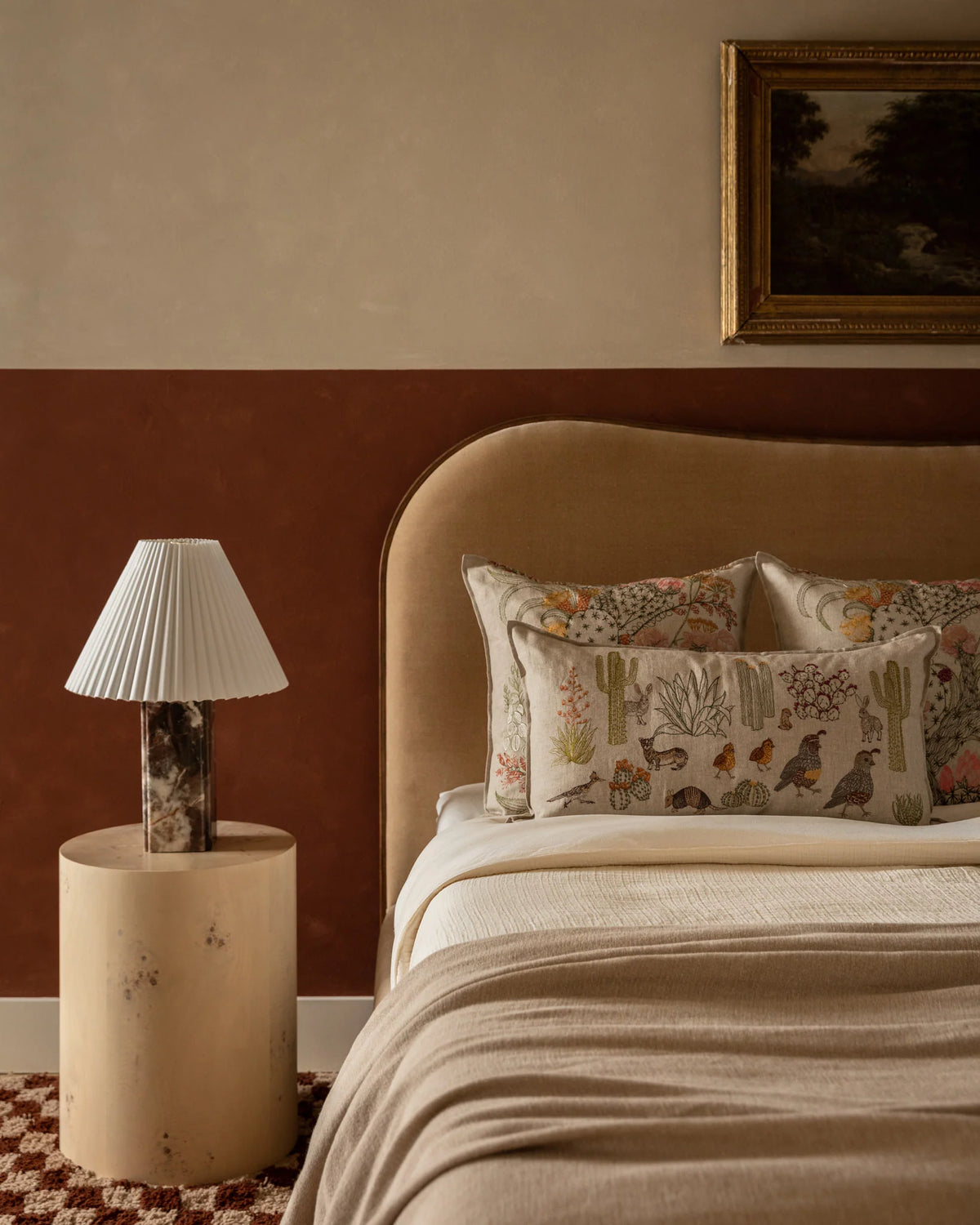 Desert Landscape Lumbar Pillow