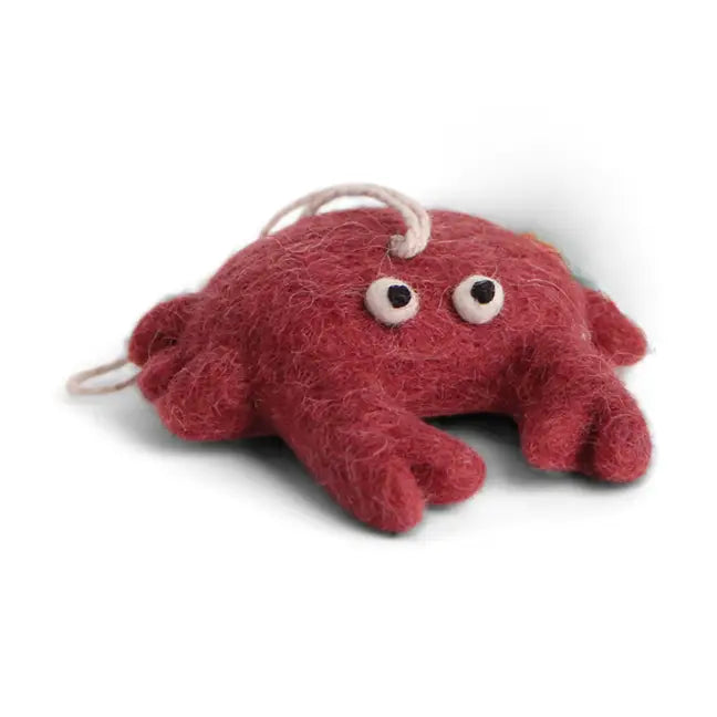 Felt Crab Ornament