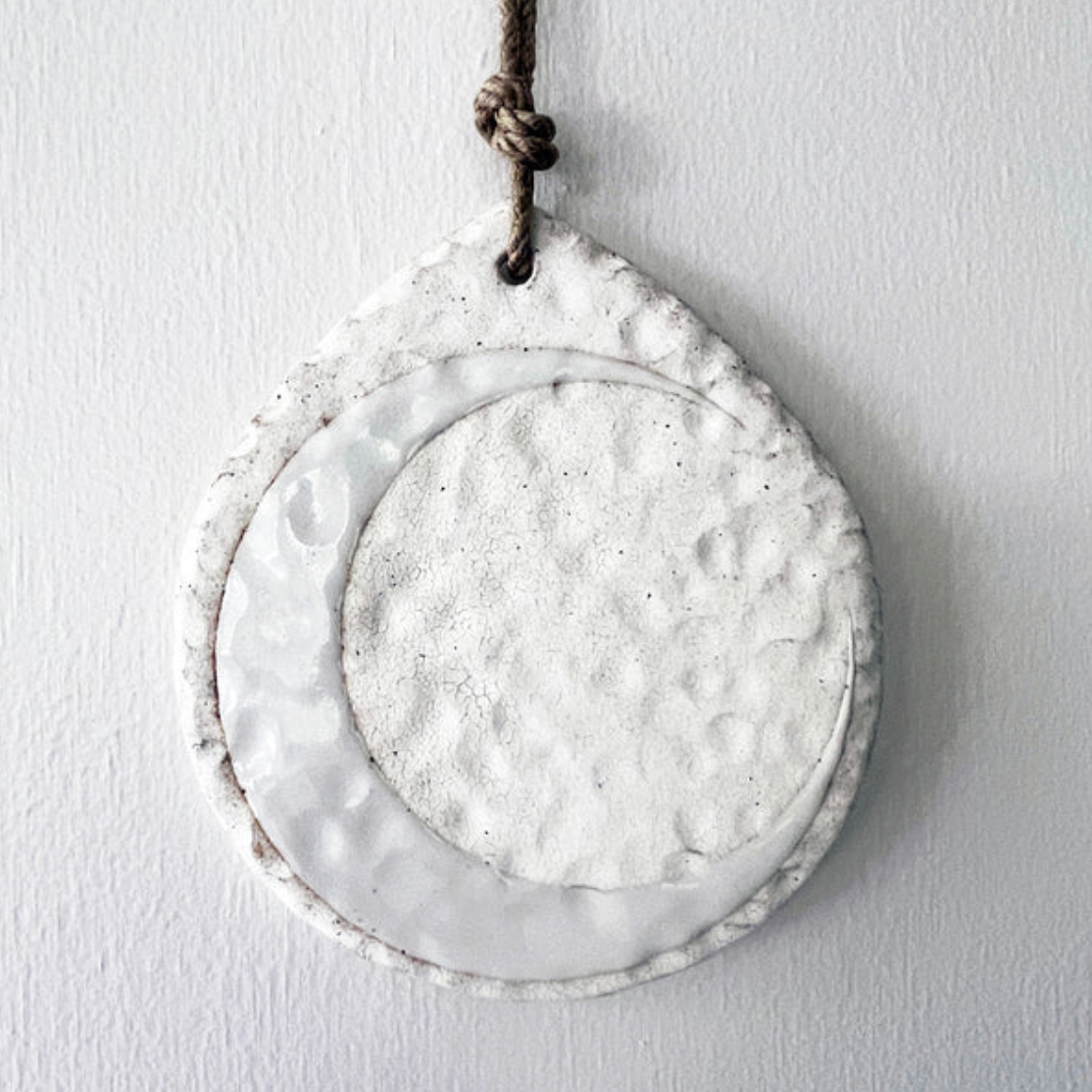 Large Teardrop Ornament - Crescent