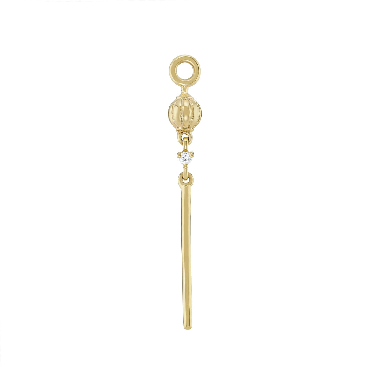 Lucky Lantern Bar Earring Plaque - SINGLE