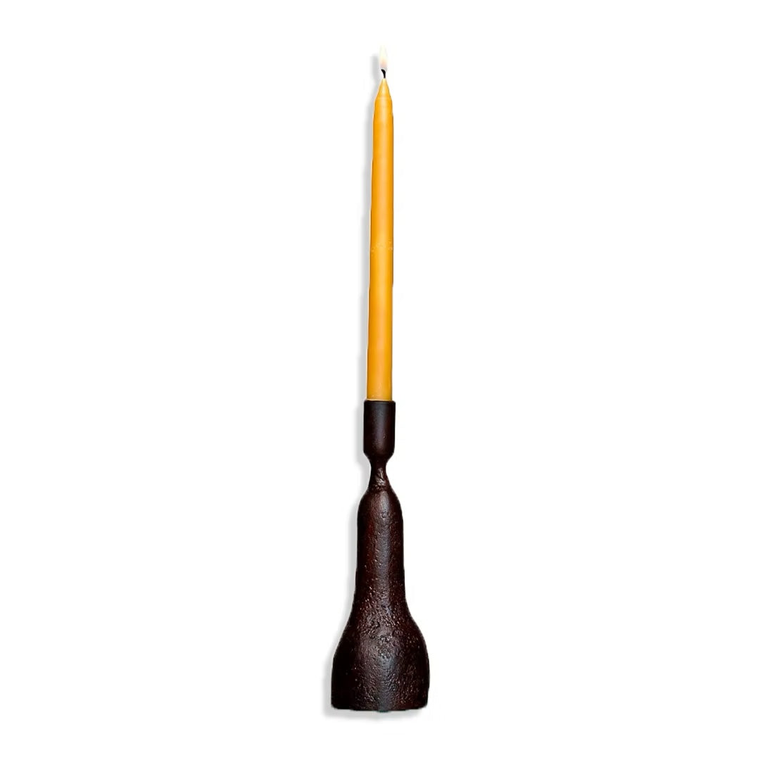 Tribe Iron Candlestick