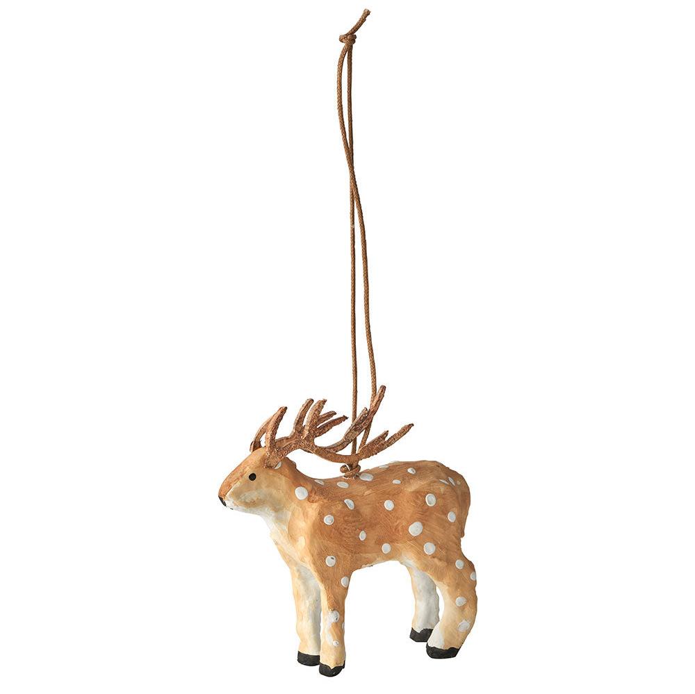 Paper Maché Ornament - Reindeer