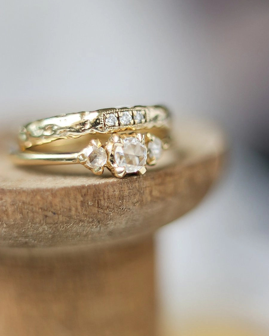 Terra Milgrain Diamond Band