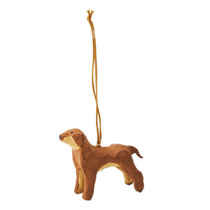 Paper Maché Ornament - Dog