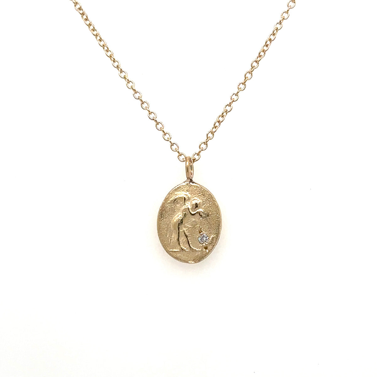 Tiny Cherub Artifact Necklace