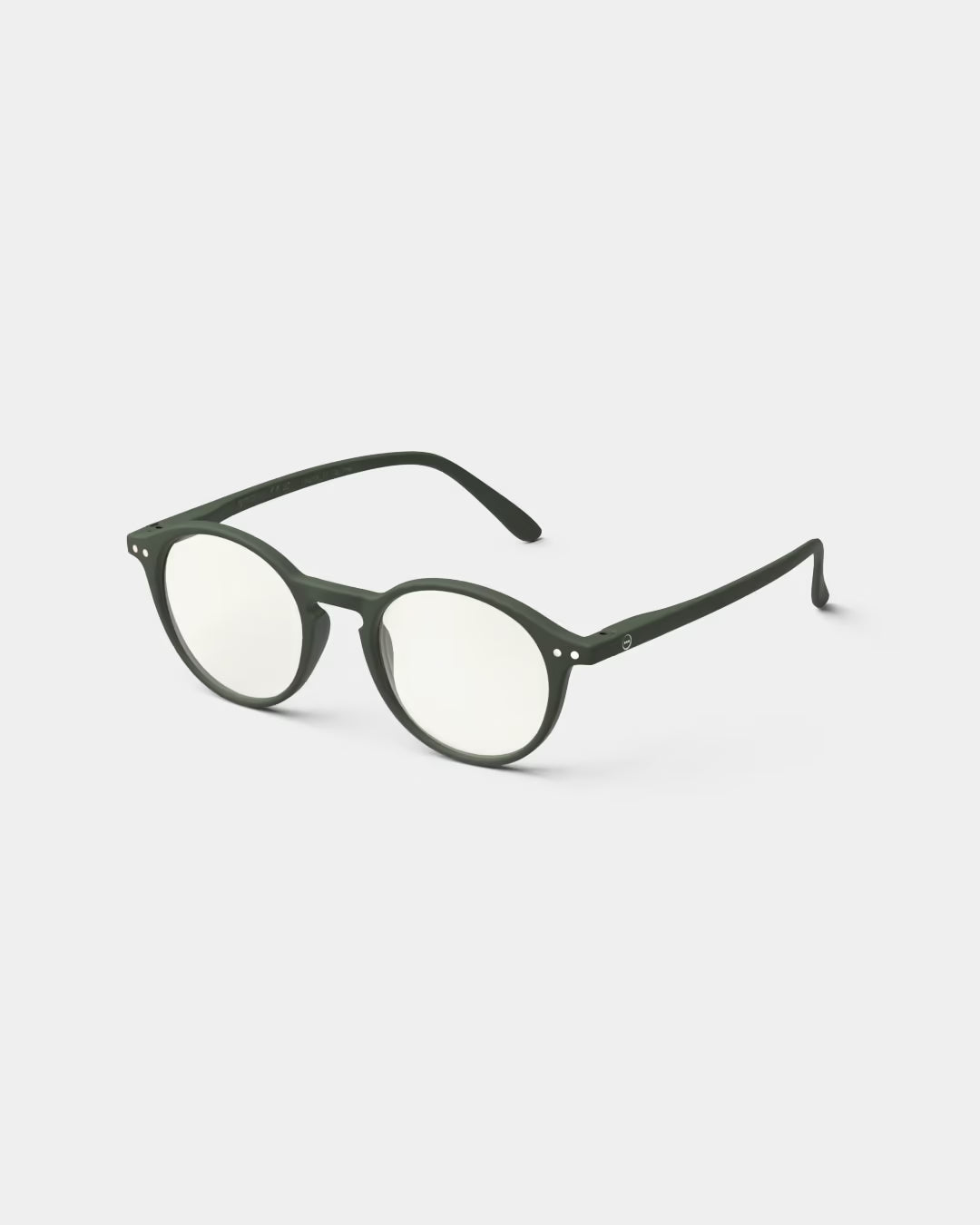 #D Reading Glasses - Kaki Green