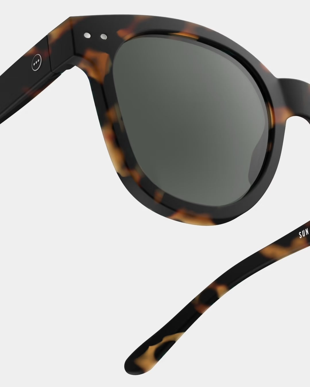#N Sunglasses - Tortoise (Grey Lenses)