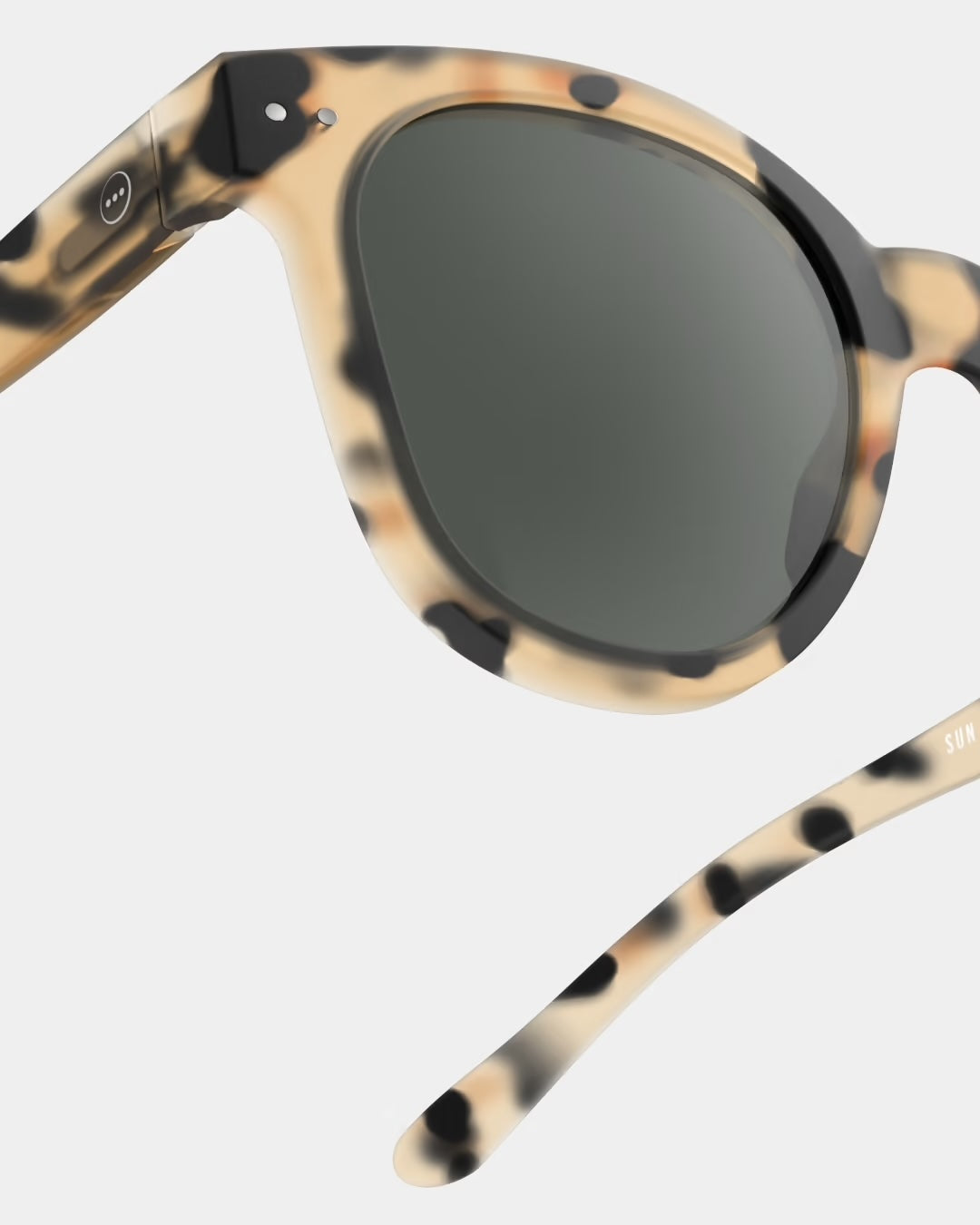 #N Sunglasses - Light Tortoise (Grey Lenses)