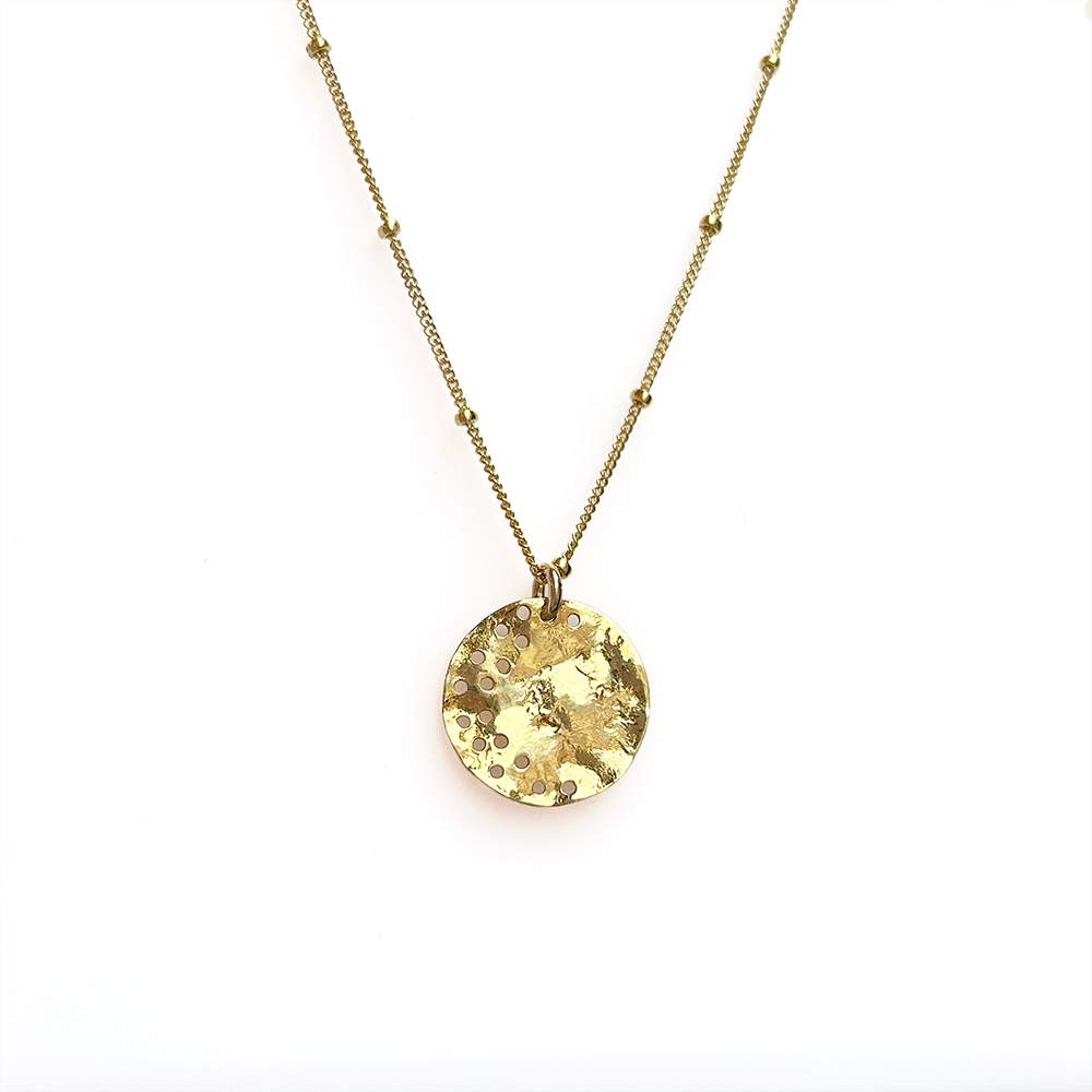 Gold Eclipse Necklace