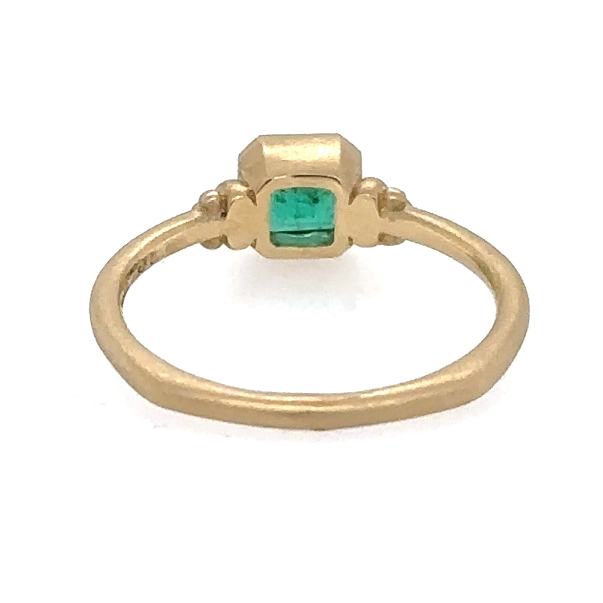 Bezel Set Royal Emerald Ring