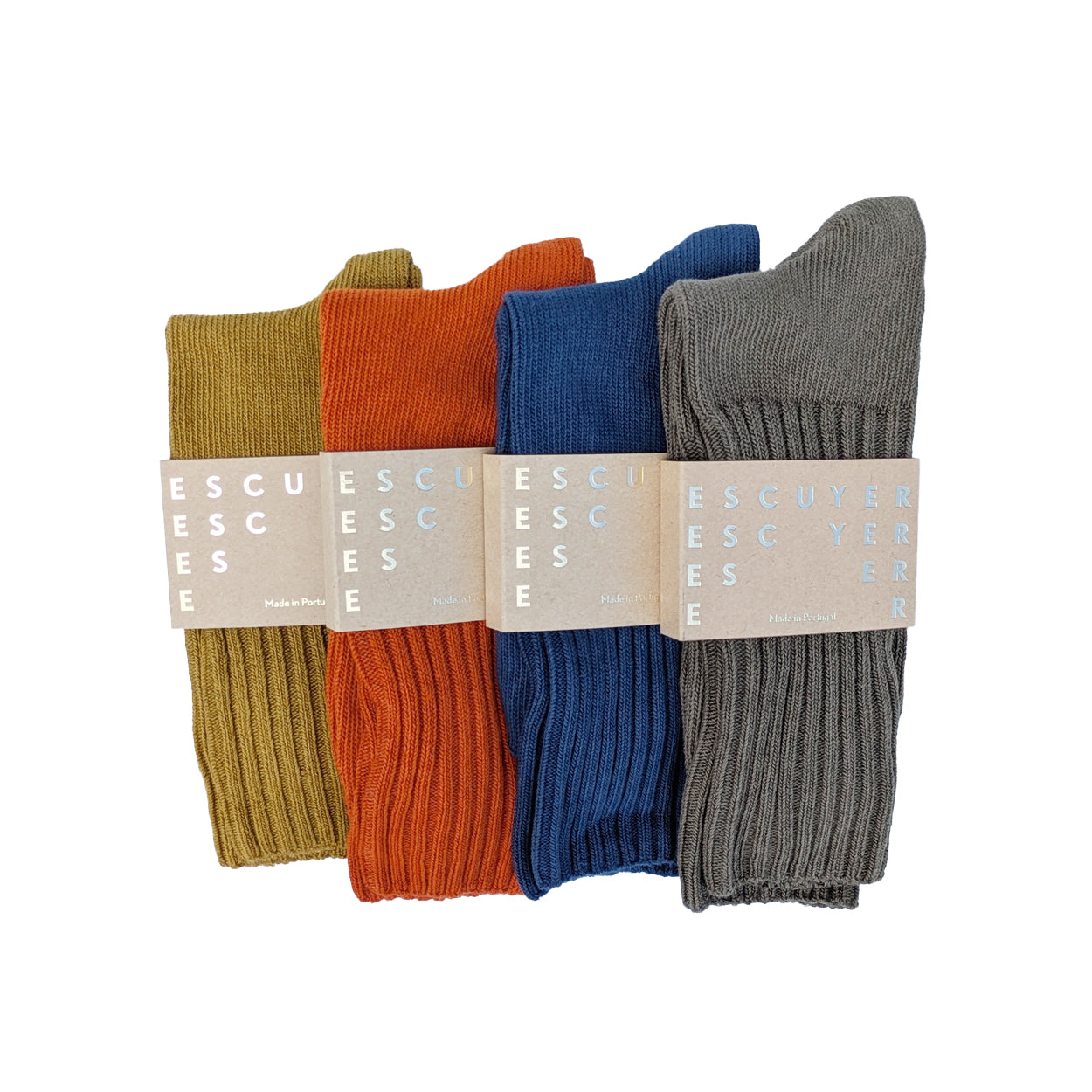 Escuyer Solid Crew Socks (Large)