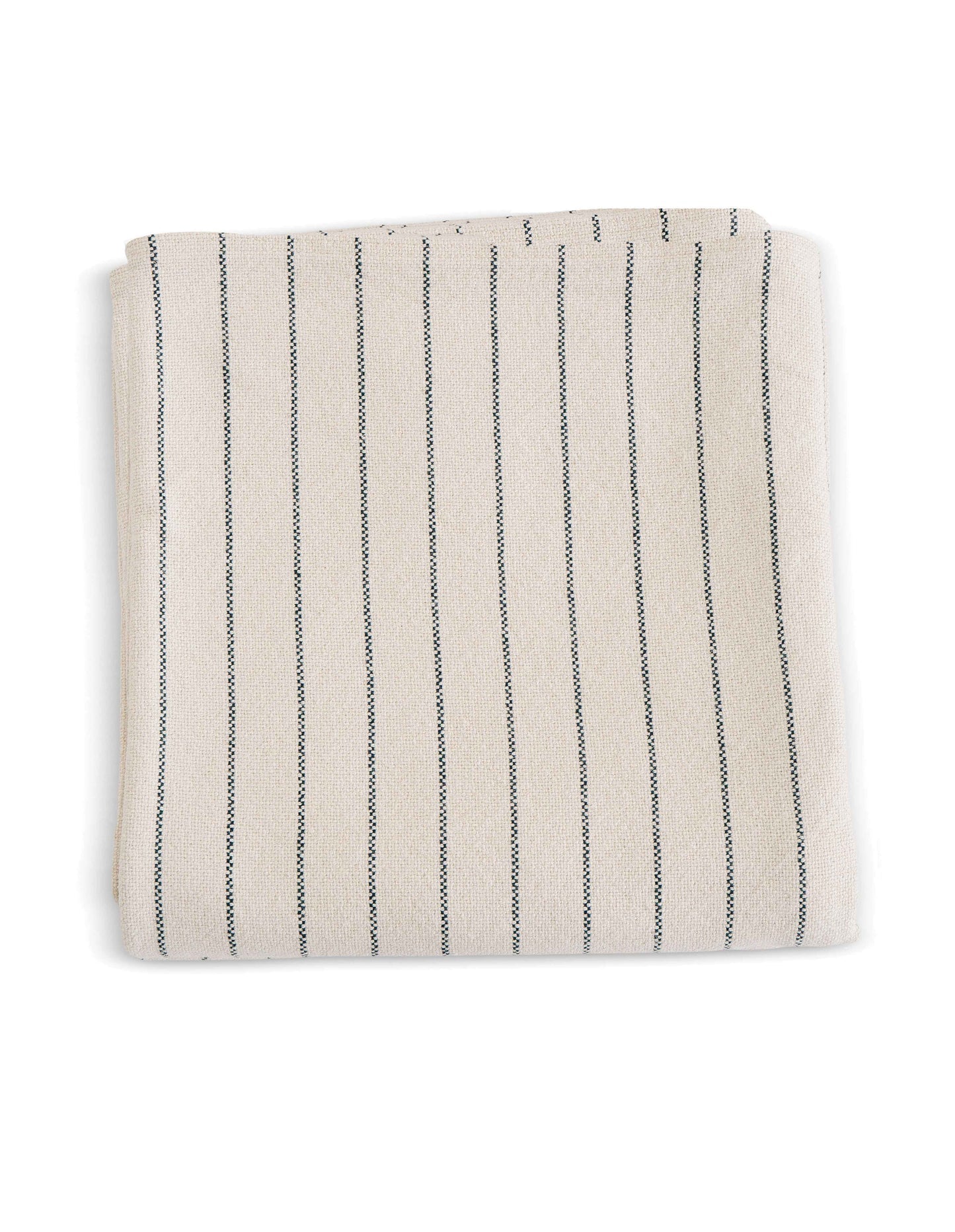 Pinstripe Cotton Blanket - Full/Queen