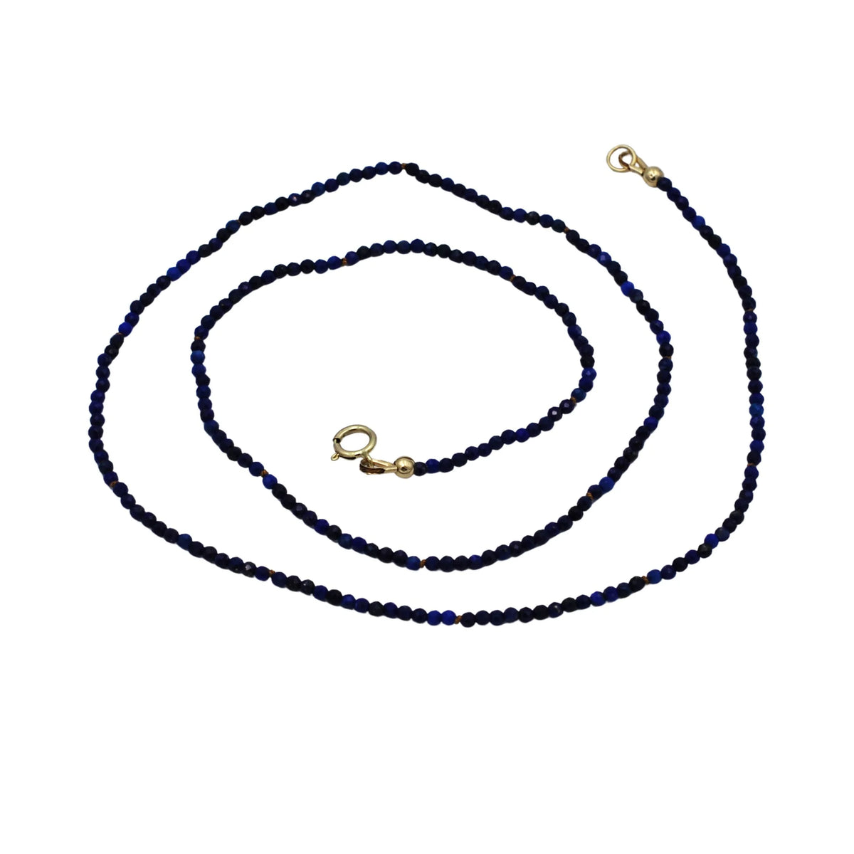 Evie Beaded Necklace - Lapis