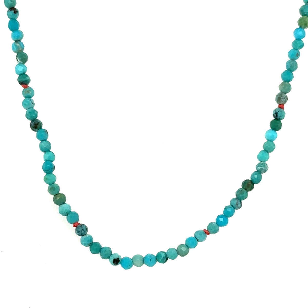 Evie Beaded Necklace - Turquoise