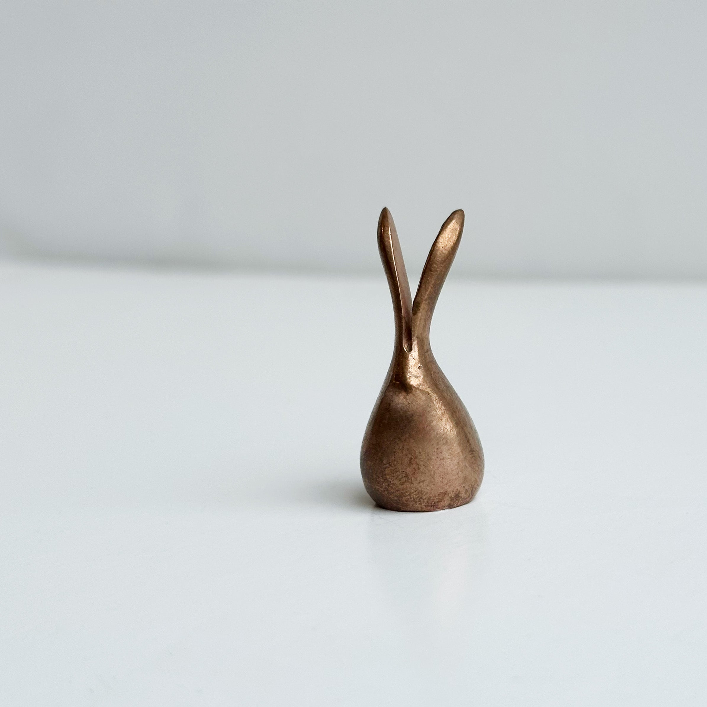 Tiny Bronze Fat Rabbit