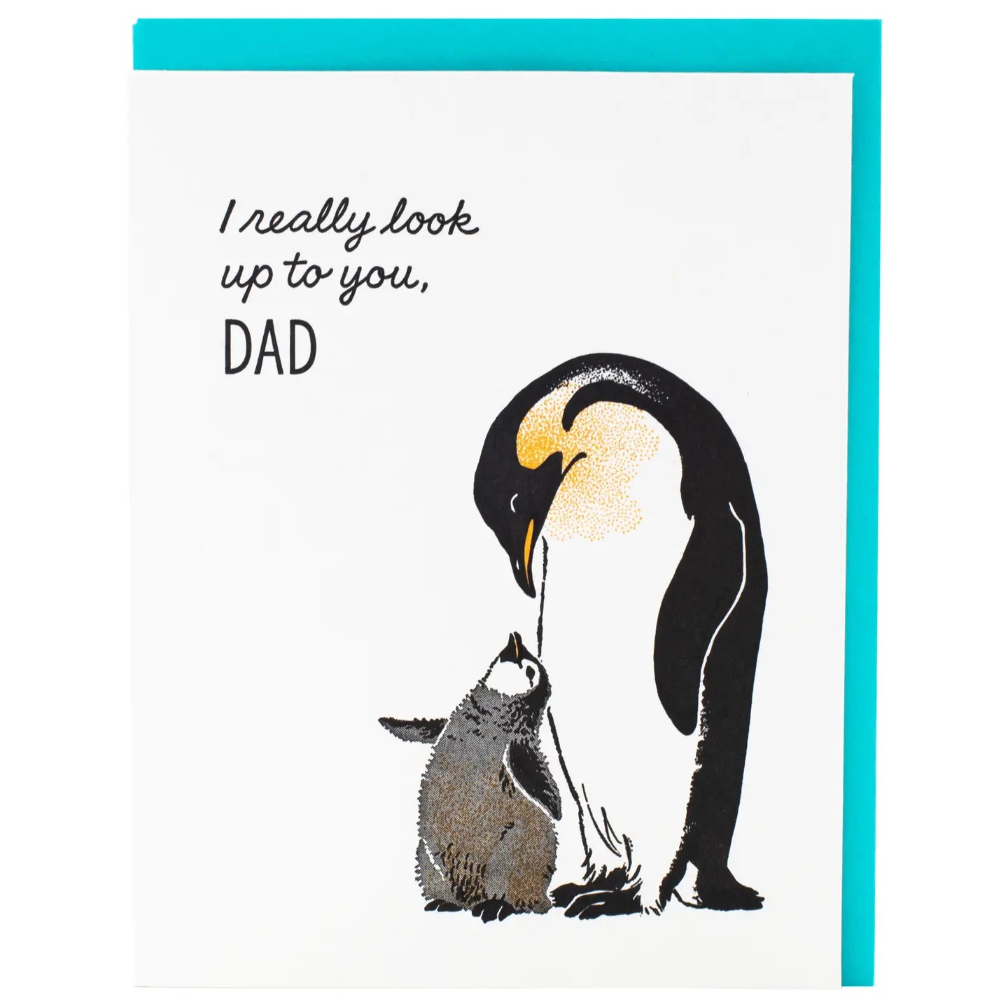 Penguins Dad Card