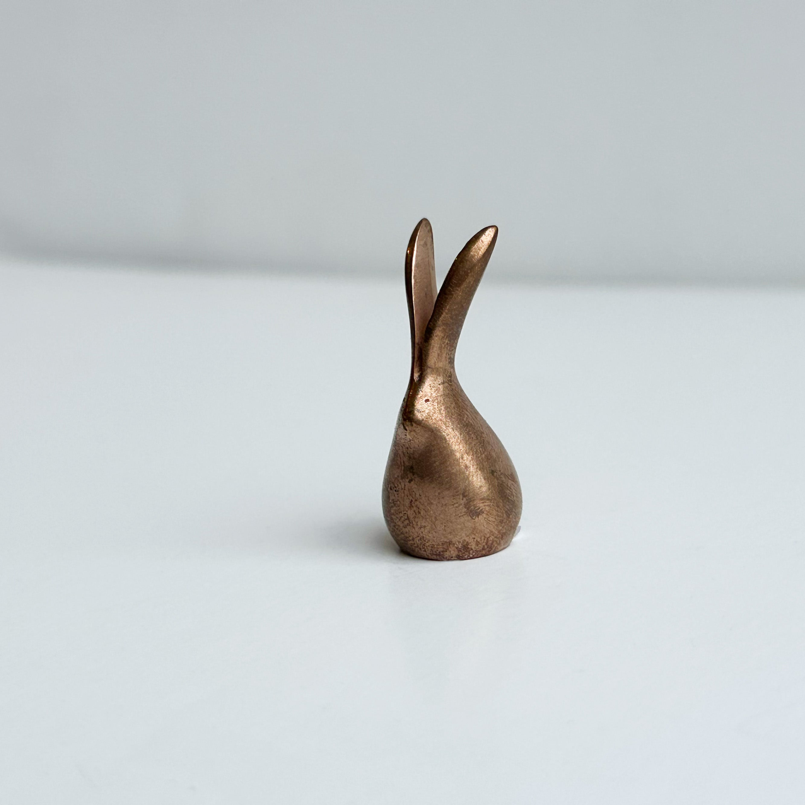 Tiny Bronze Fat Rabbit