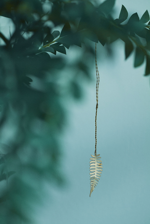 SALE - Brass Fern Ornament