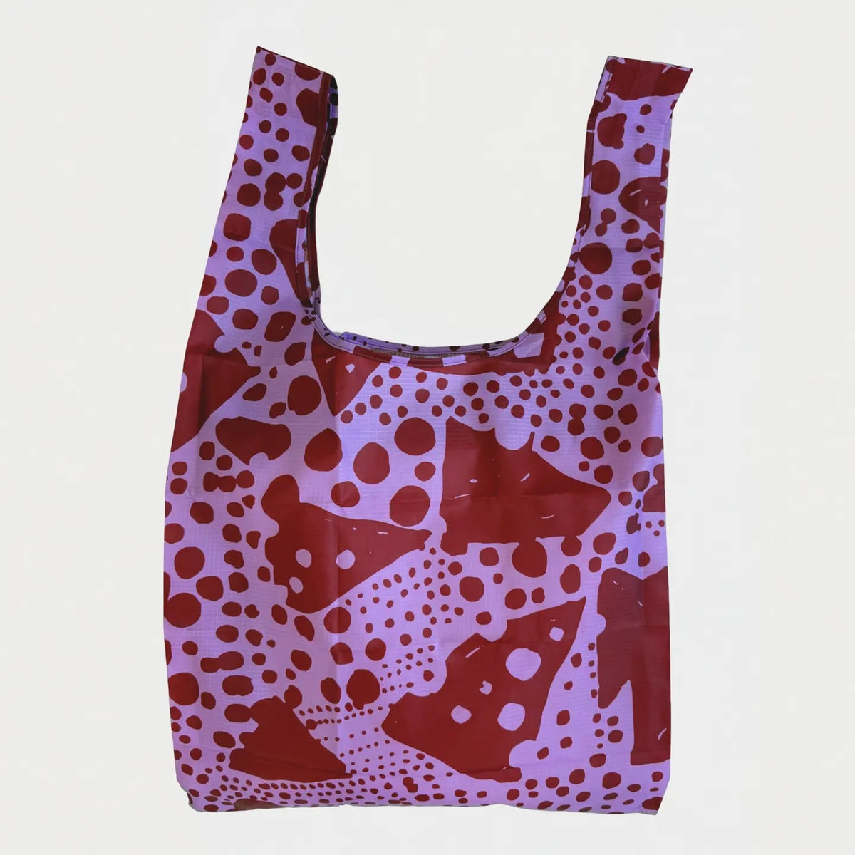 Foldie Tote - Dottie in Hot Violet & Red