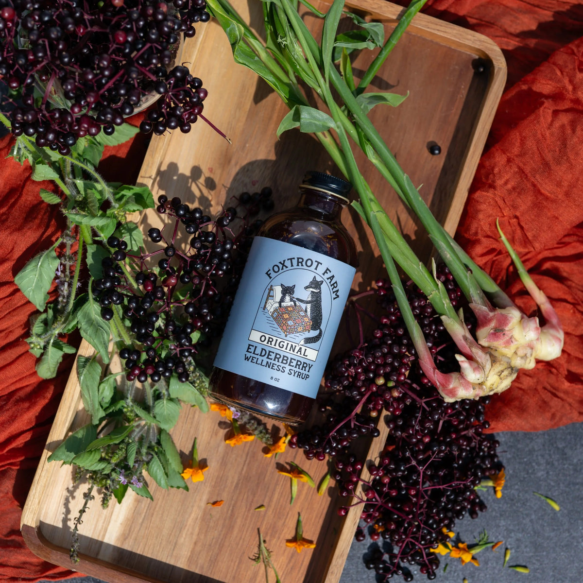 Foxtrot Farm Elderberry Wellness Syrup