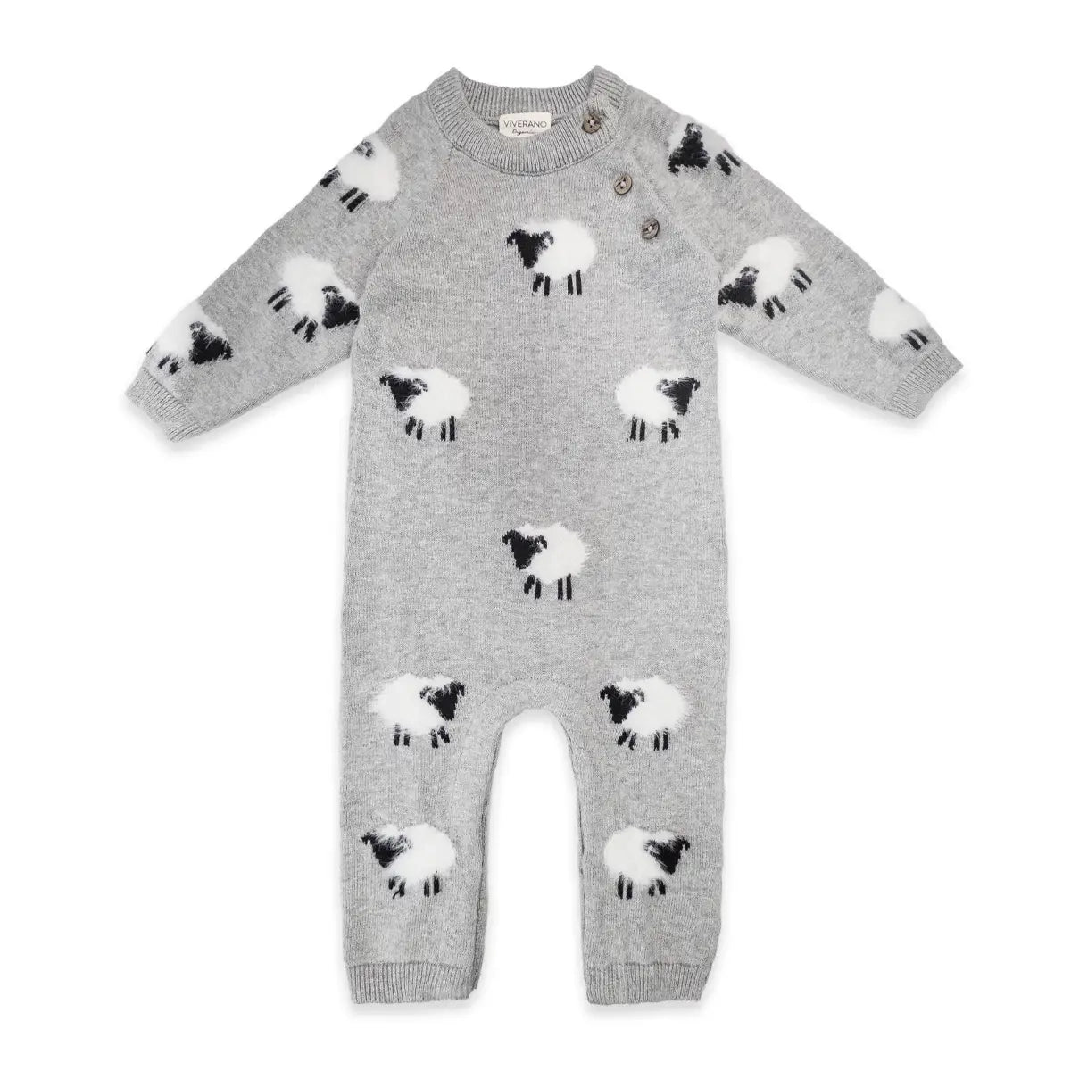 Organic Fuzzy Sheep Onesie