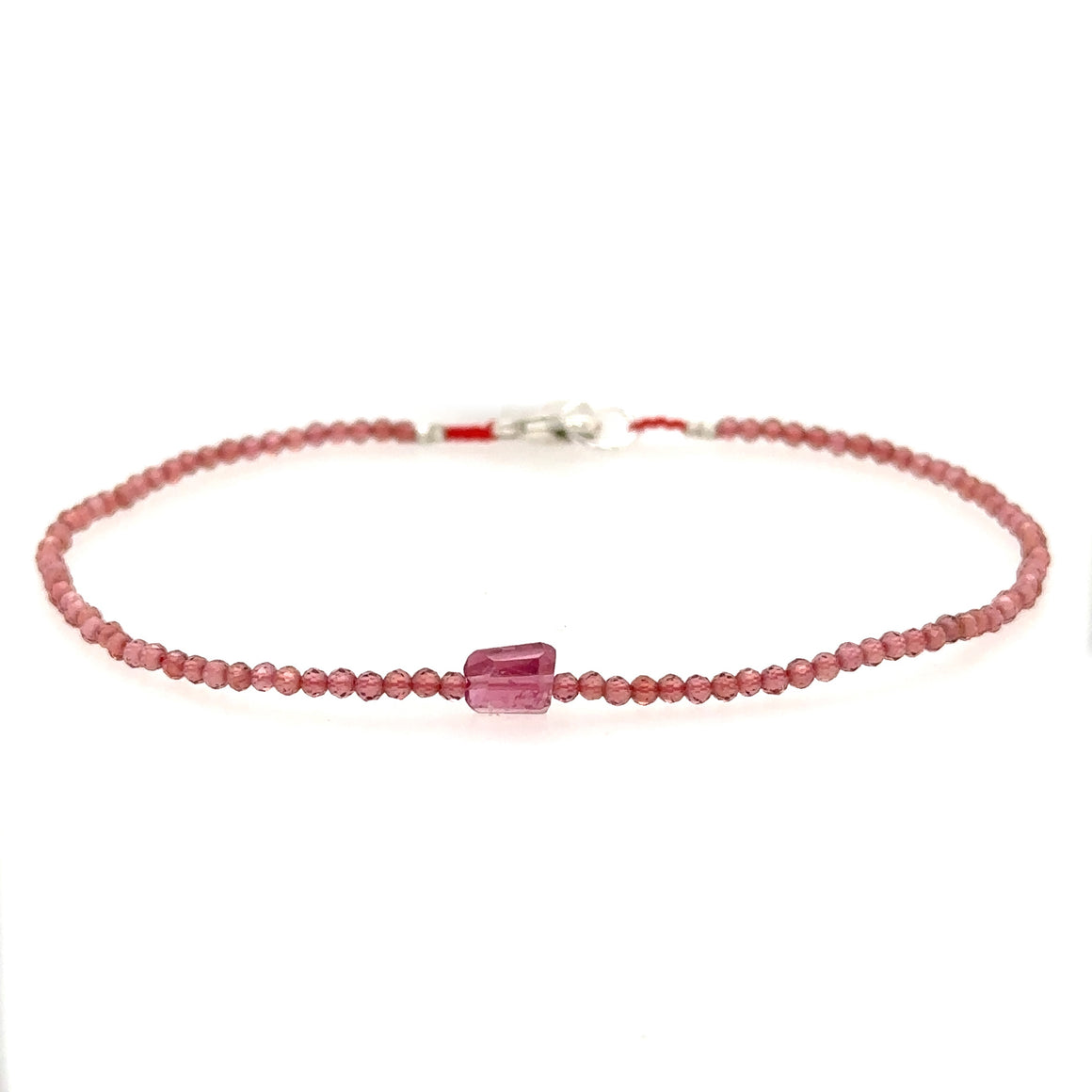 Garnet +Tourmaline Bracelet