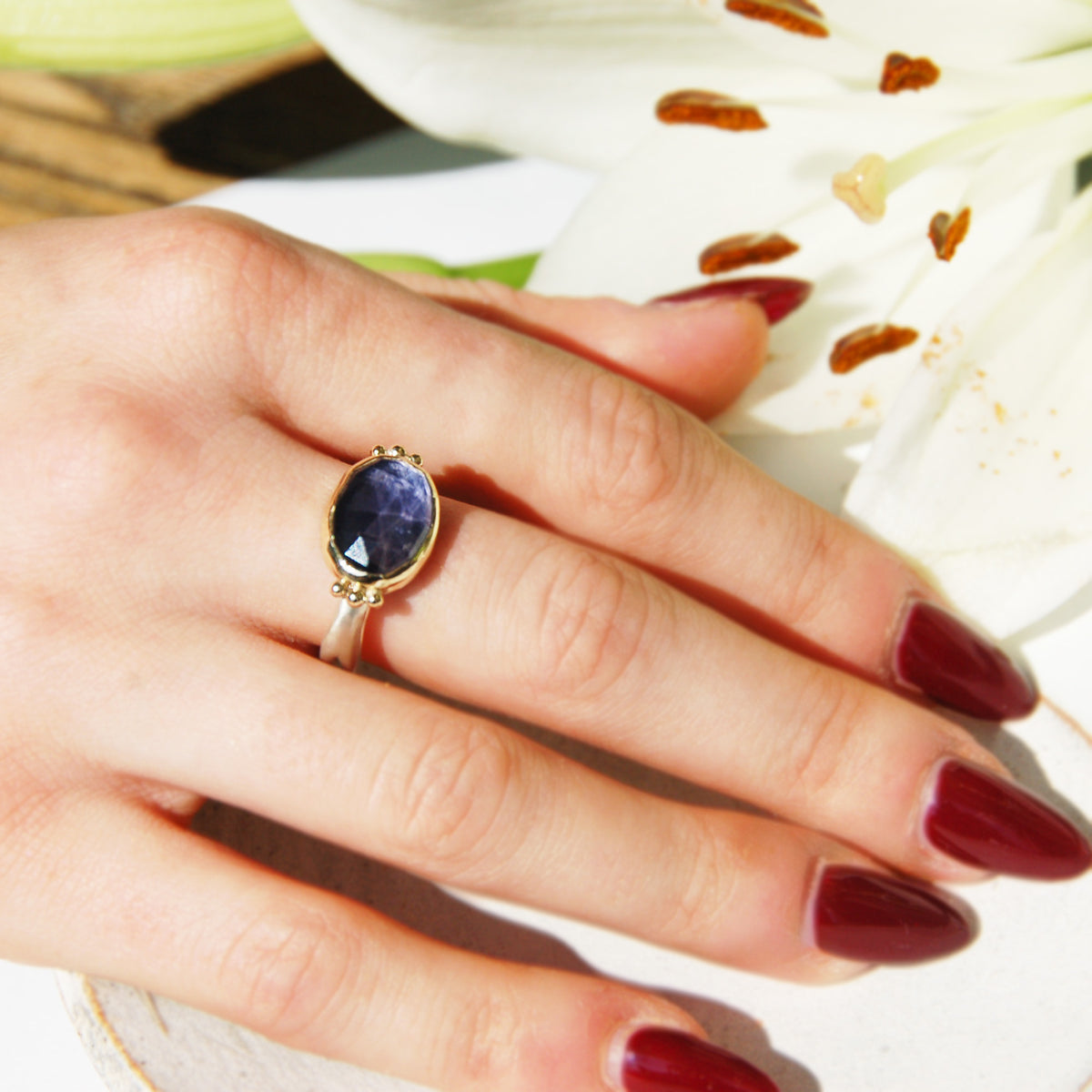 Gilly Iolite Ring