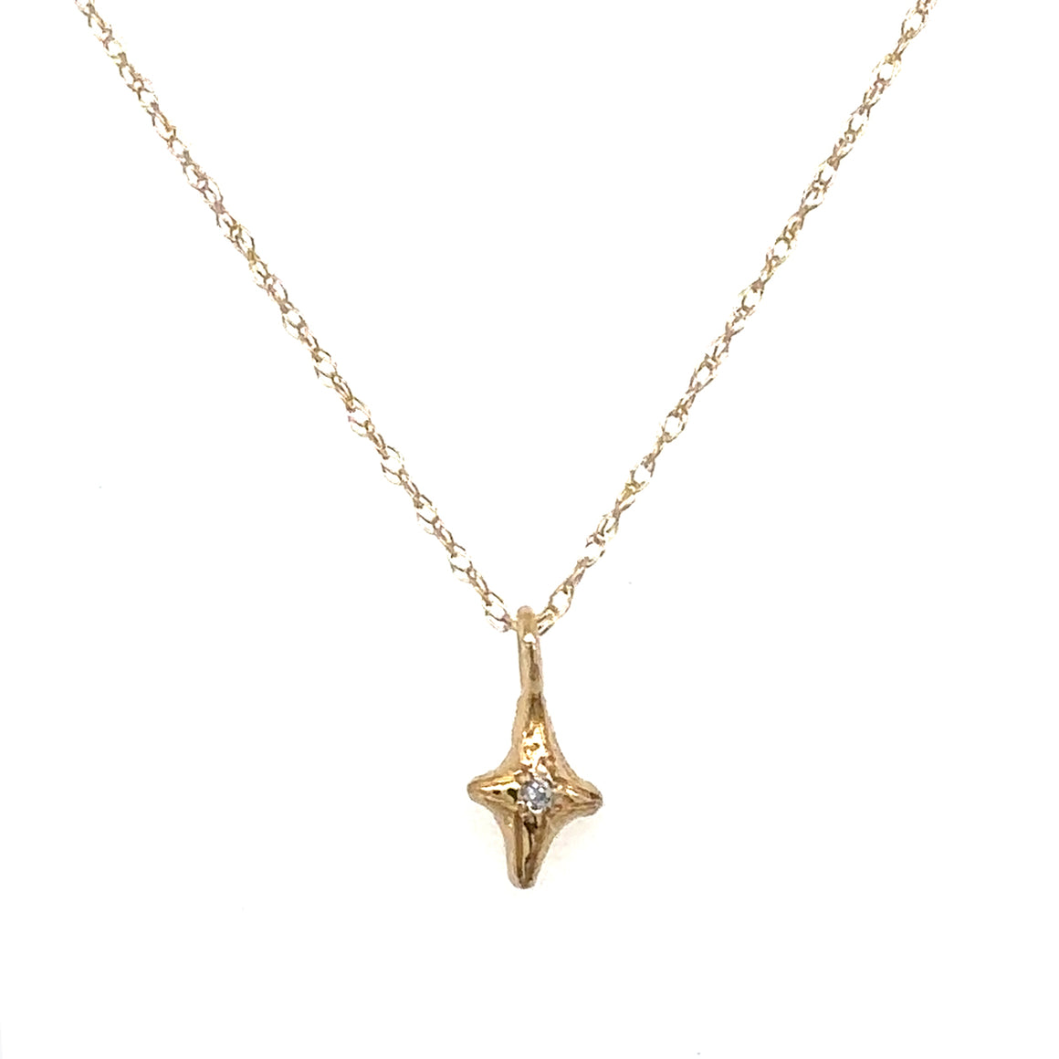 10k North Star Necklace