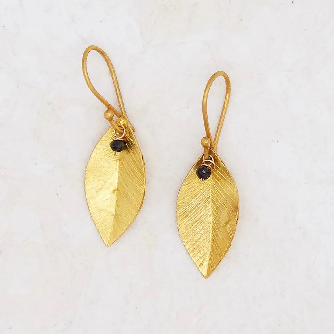 Golden Leaf with Black Diamond