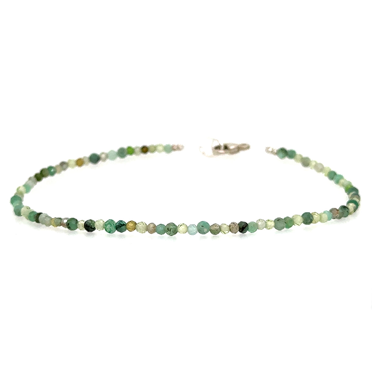 Green Multi-Gemstone Strand Bracelet