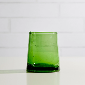 Tapered Moroccan Glasses - Green