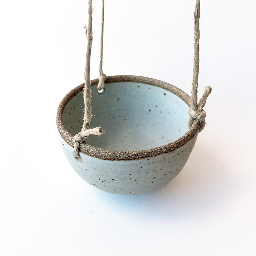 Speckled Hanging Planter