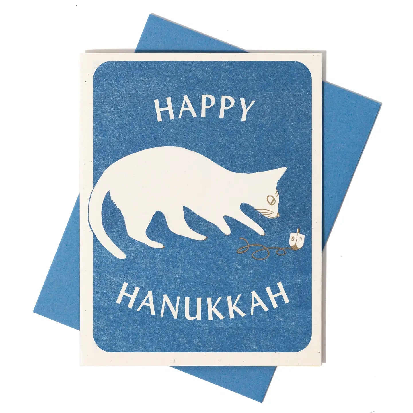 Happy Hanukkah Dreidel Card