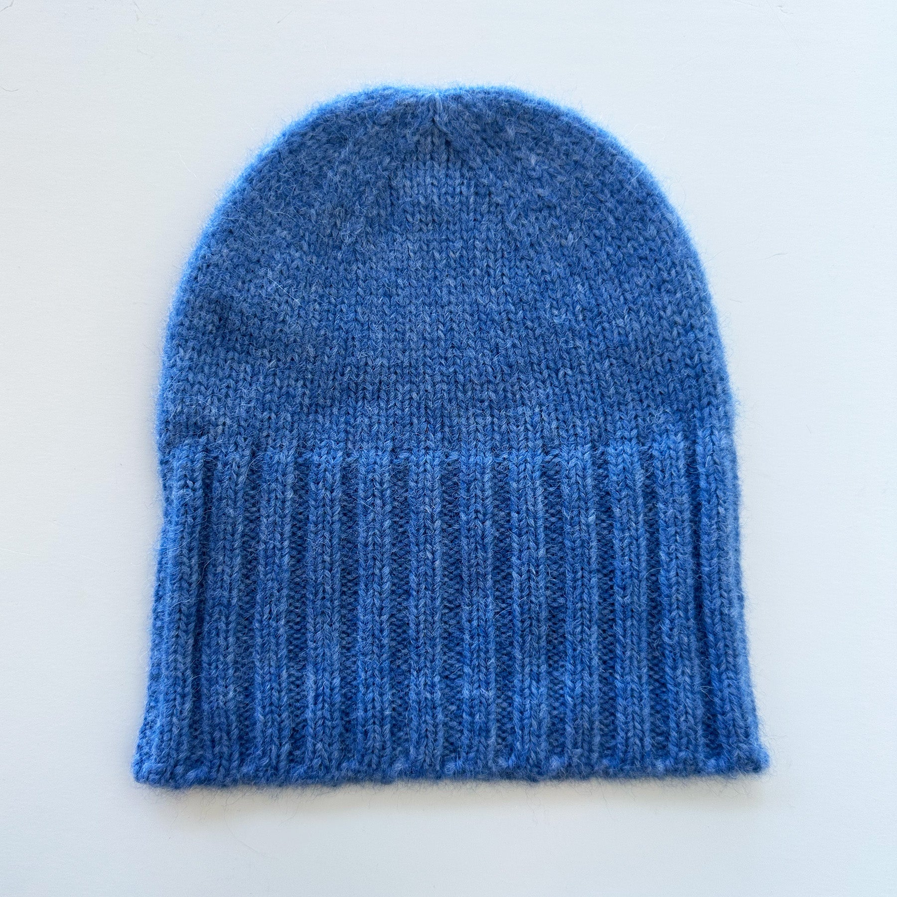 Alpaca Hand Knit Flat Hat