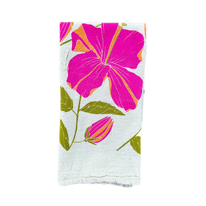 Hibiscus Tea Towel