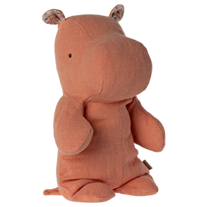 Small Stuffed Hippo - Apricot