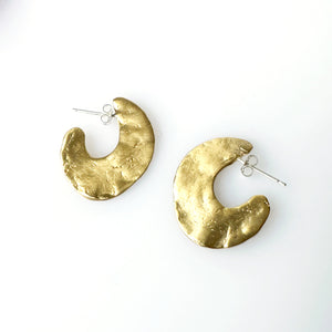 Brass Driftwood J Hoops