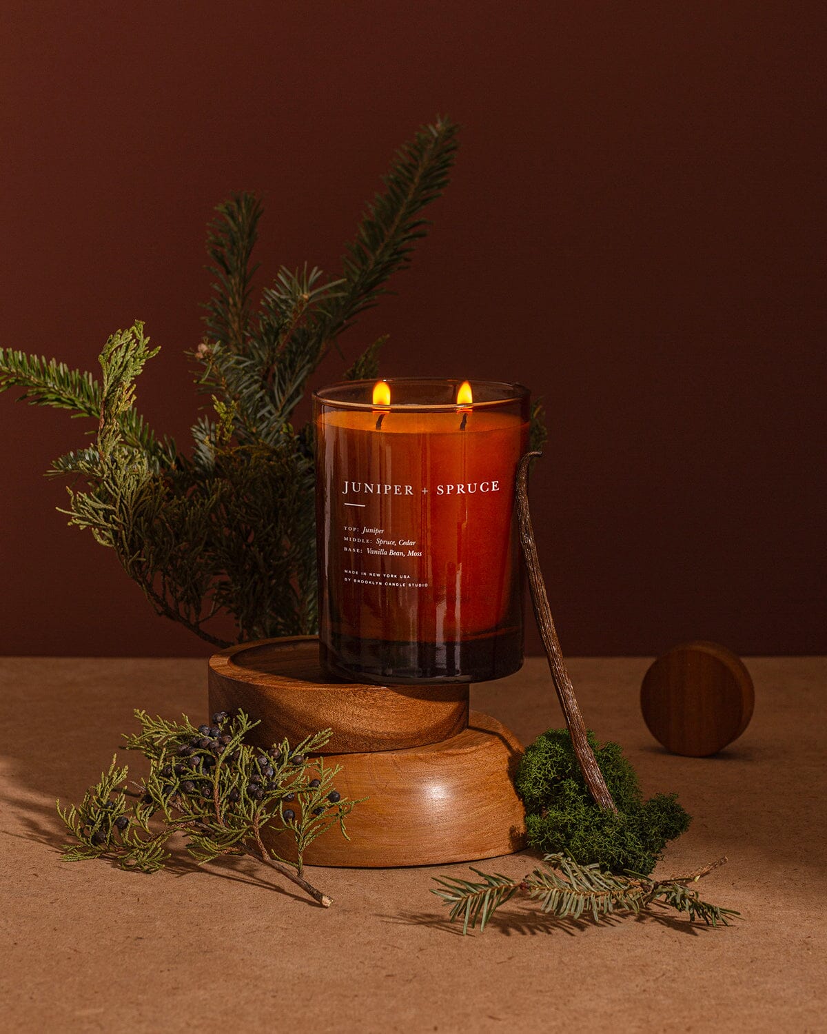 Juniper + Spruce 2-Wick Candle