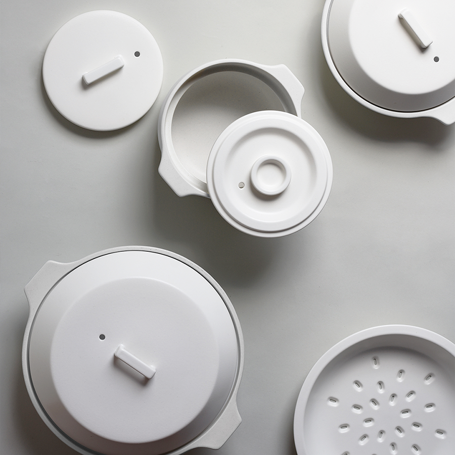 Kinto Rice Cooker White