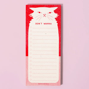 Kitty Don't Wanna Notepad