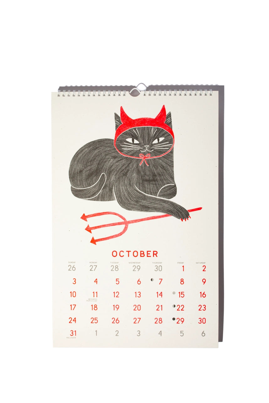 Just Makin' It Through Kitty Wall Calendar - 2027
